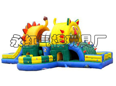 【批發(fā)供應(yīng)大型充氣滑梯 項(xiàng)城永紅氣模玩具 充氣滑梯】?jī)r(jià)格,廠家,圖片,淘氣堡,張煥菊(個(gè)體經(jīng)營(yíng))-